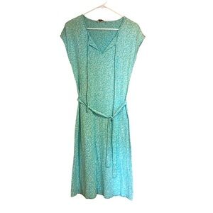 Vintage 1970s Diane Von Furstenberg Stretch Belted Shift Dress Keyhole N…